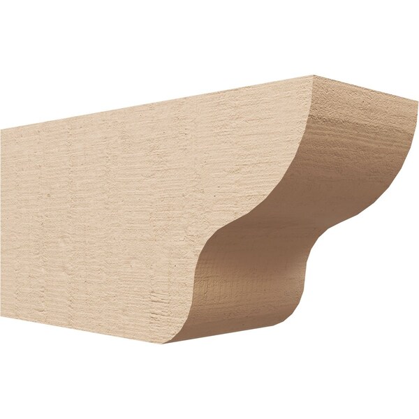 Ekena Millwork 6in. W x 8in. H x 16in. L Greensboro Woodgrain TimberThane Rafter Tail, Primed Tan RFTUR06X08X16GRNRCPR - main